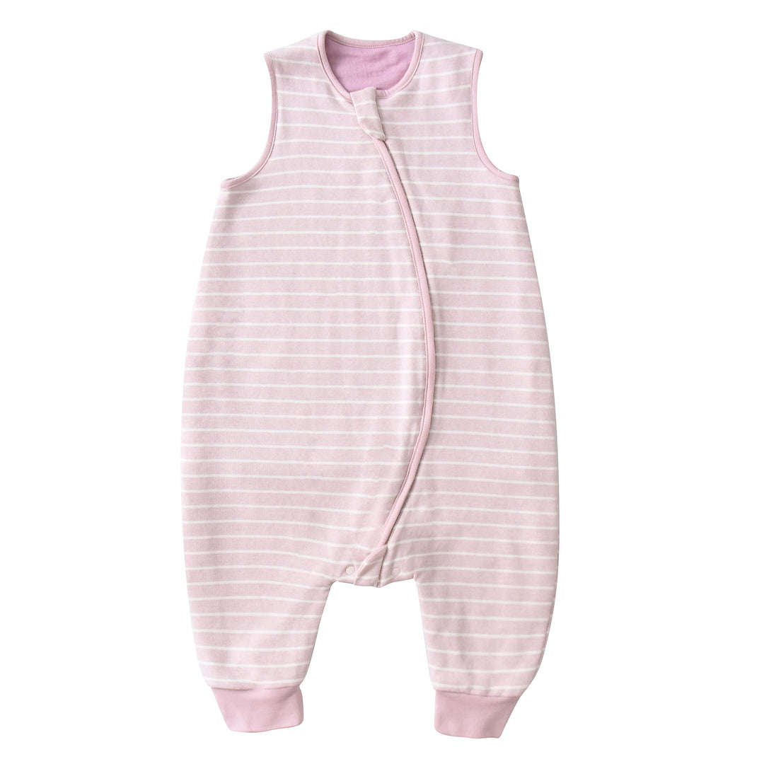 Merino Wool & Organic Cotton Toddler Sleep Sack with Legs, Wearable Baby Blanket