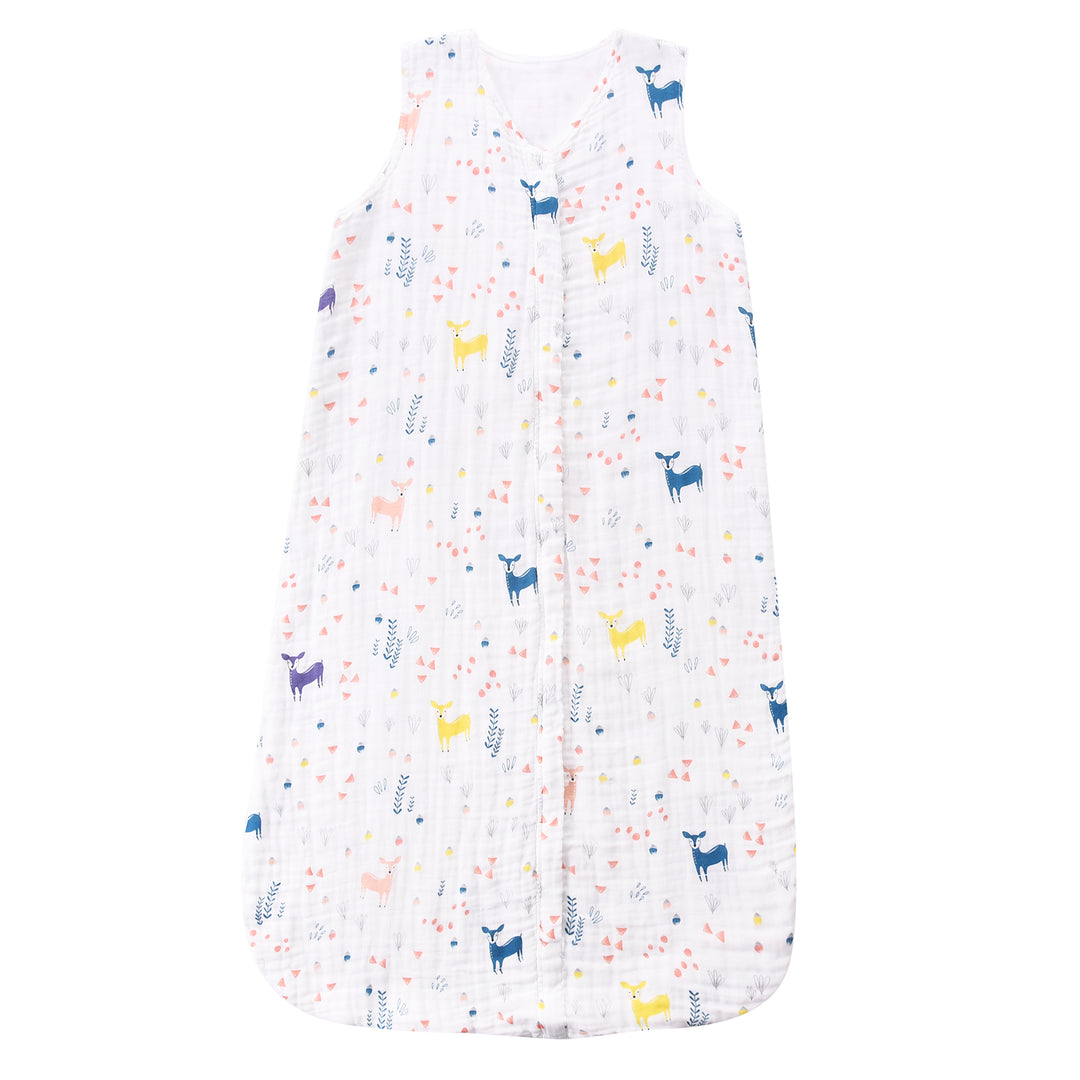 Baby Sleeping Sack 100% Organic Cotton Toddler Wearable Blanket 0.5 TOG