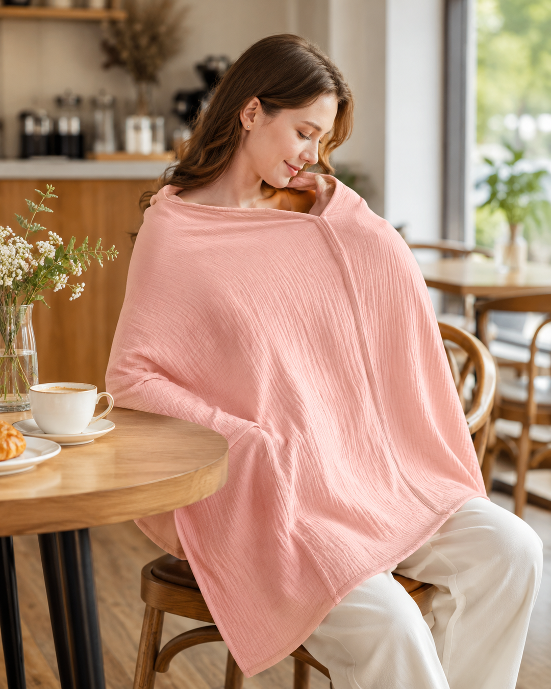 2-Pack Muslin Nursing Cover for Baby Breastfeeding ｜TADO MUSLIN